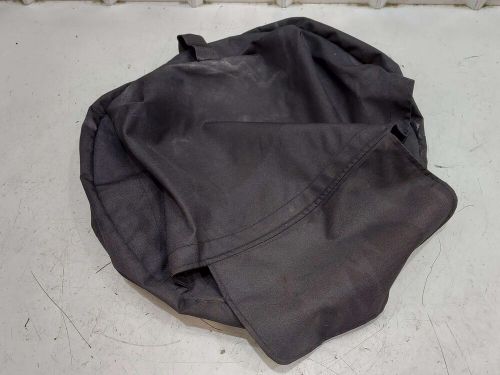 99-05 porsche 911 996 carrera rwd cabriolet black fabric spare tire wheel bag