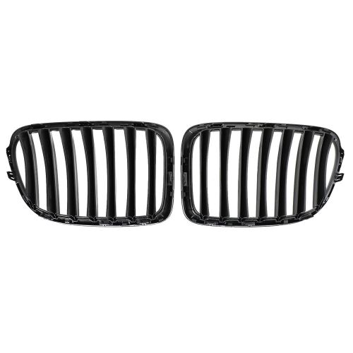 Gloss black front hood kidney grill grille fit bmw x1 e84 2009-2014 suv u4