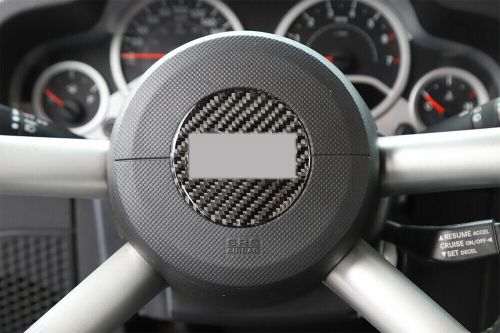 For jeep wrangler jk 2007-10 real carbon fiber steering wheel center cover trim