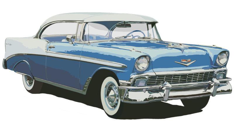 1956 chevrolet bel air sport coupe canvas print by richard browne 56 chevy