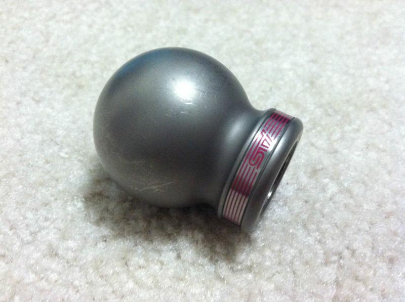 Oem subaru sti titanium shift knob 04-12 5-speed  or 6-speed