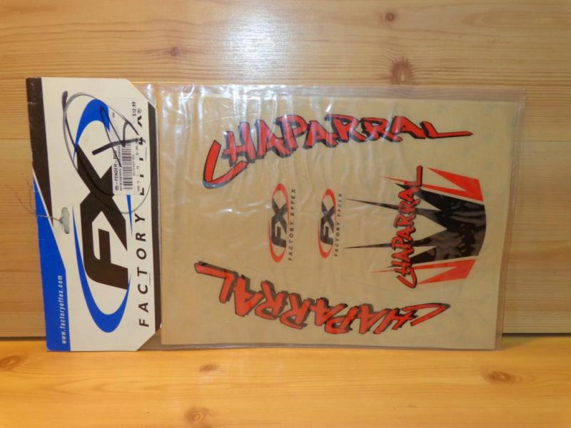 Factory effex universal fender graphics new chaparral