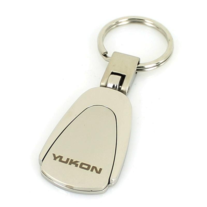 Gmc yukon xl chrome tear drop keychain - new!