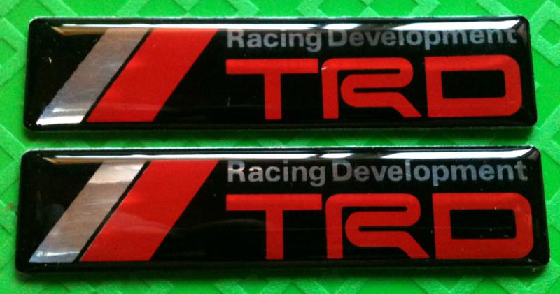 Trd badge emblem logo decal sticker toyota supra tundra tacoma corolla rockstar