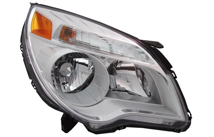 Right passenger side replacement headlight 10-10 chevy equinox - 20892426