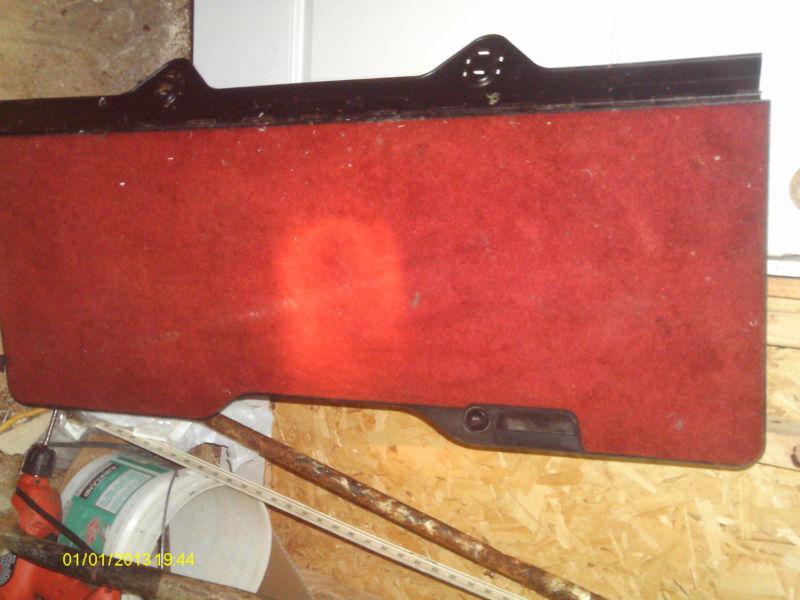 82-85 firebird camaro cargo rear cover panel  dark red