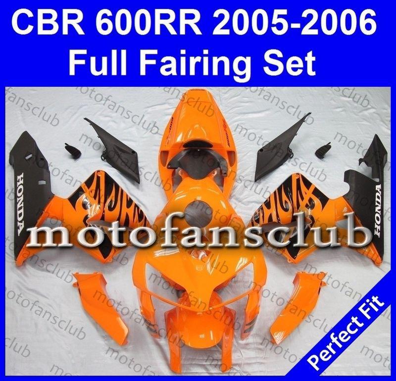 Fit honda cbr600rr 05 06 cbr 600 rr 2005 2006 fairing kit bodywork #09 b