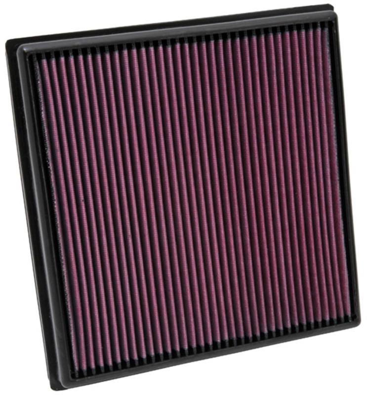 K&n filters 33-2966 - air filter; panel; h-1.25 in.; l-10.5 in.; w-10.281 in.