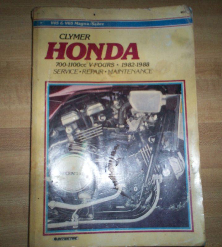 Clymer honda v4 700-1100cc 1982-1988 service repair manual