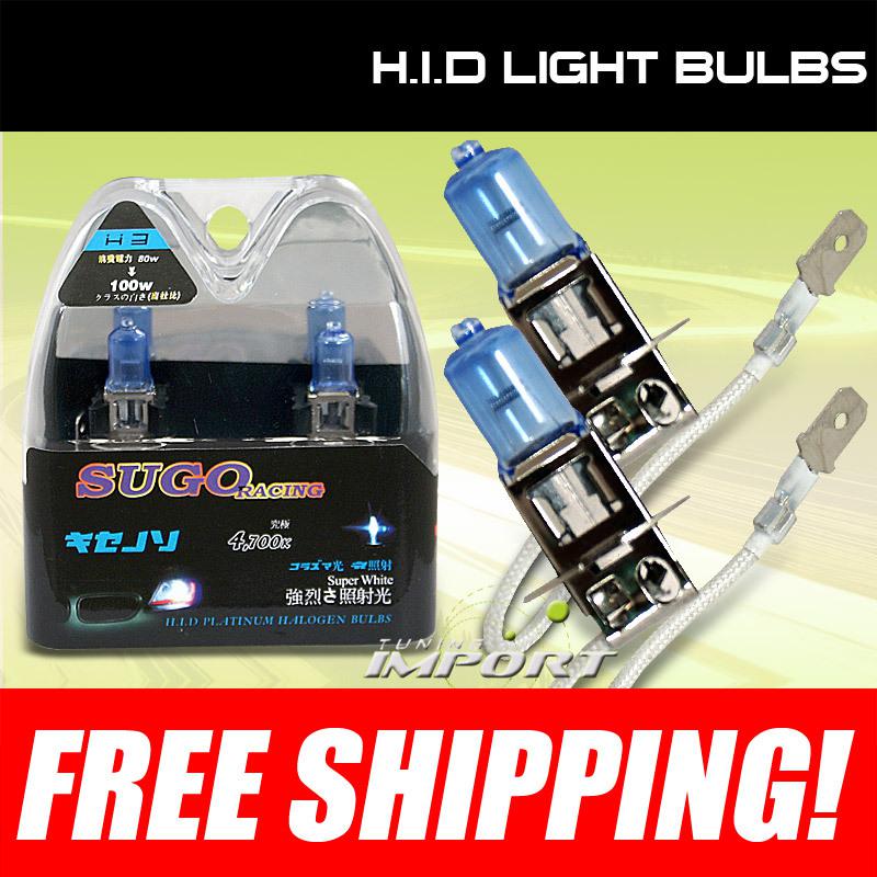 92 93-99 lexus sc300/sc400 xenon hid h3 fog light bulbs