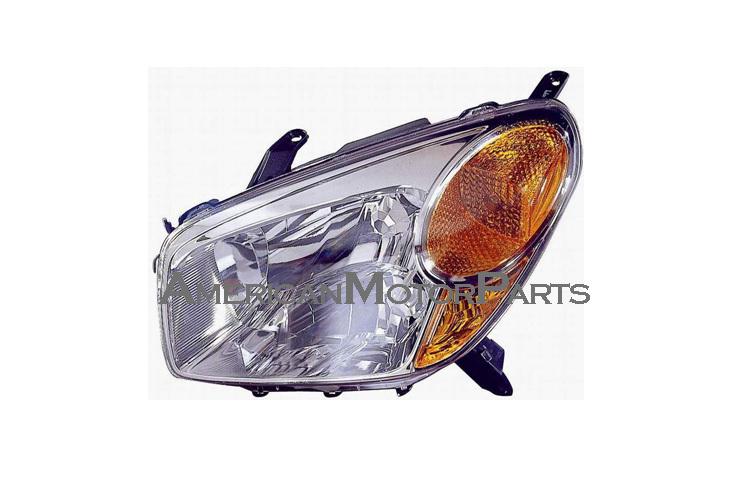 Depo driver & passenger side replacement headlight head lamp 04-05 toyota rav4