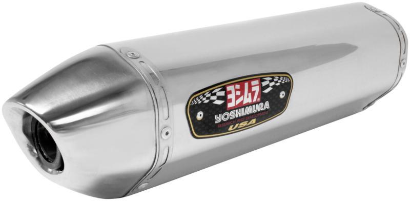 Yoshimura r77 full exhaust - stainless steel muffler - ss end cap  1220000550