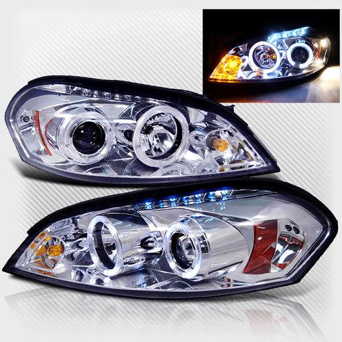 06-13 impala 06-07 chevy monte carlo halo led projector headlights head lights