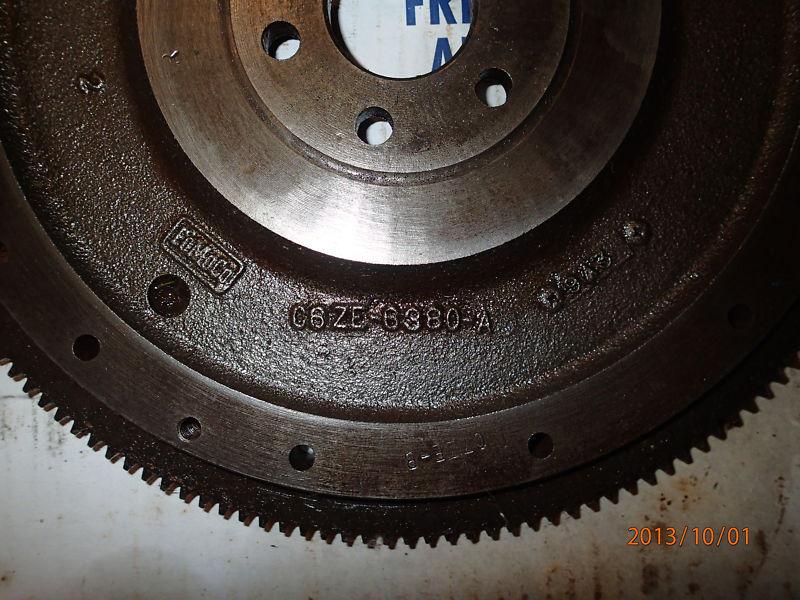 Ford 5.7l marine flywheel casting #c8ze-6380-a, stamped #c7ze-b
