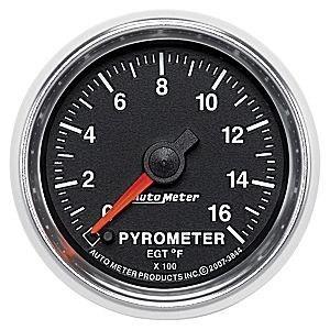 Autometer 2-1/16in. pyrometer kit; 0-1600 f; fse; gs