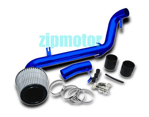 2005-2006 scion tc 2.4l l4 cold air intake + filter system kit jdm blue aluminum