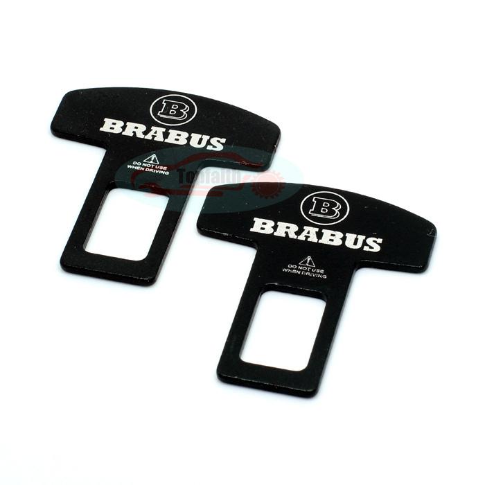 2x safety seat belt buckle alarm clasp stopper eliminator for mercedes brabus 