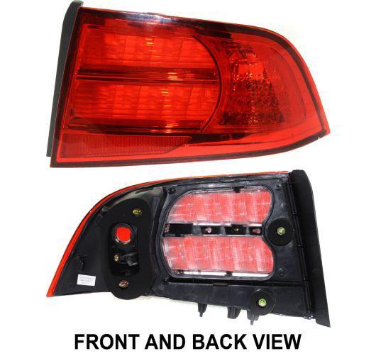 04-06 acura tl taillight taillamp r rh right passenger side rear brake light