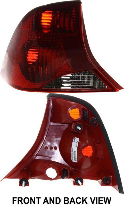 Tail light brake lamp rear lens & housing pair set driver & passenger sides