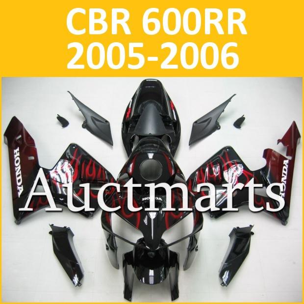 Fit honda 05 06 cbr600rr cbr 600 rr 2005 2006 fairing kit abs plastics b44 b02