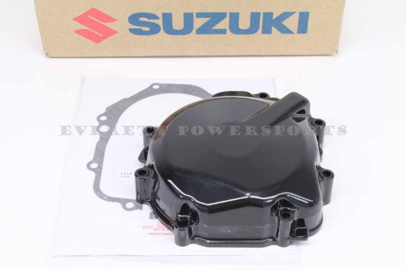 New genuine suzuki left side magneto cover 05-06 gsxr1000 oem stator cover #j82