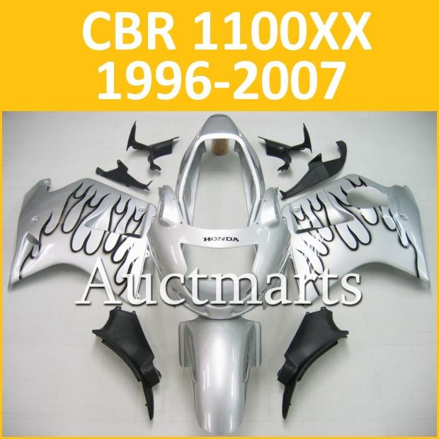 Fit honda cbr1100xx 1100xx super blackbird fairing kit abs plastics j5 b12