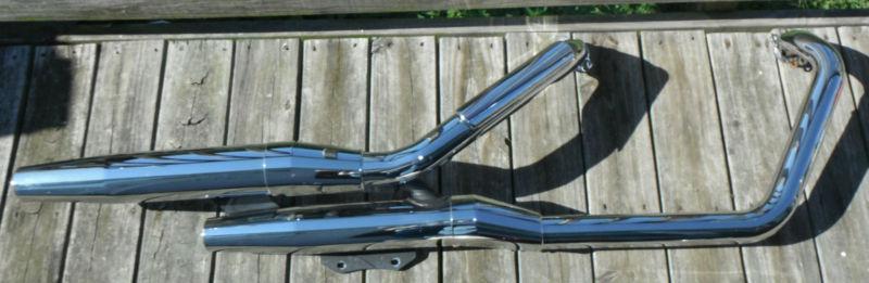 Honda 2008-09 vtx1300 1300 exhaust system pipes muffler #honmea1300 sankei 2411