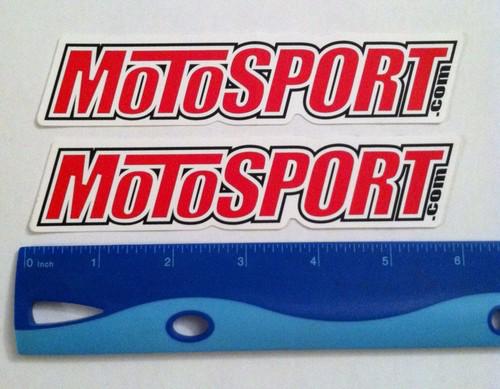 2 motosport stickers dirt bike moto atv