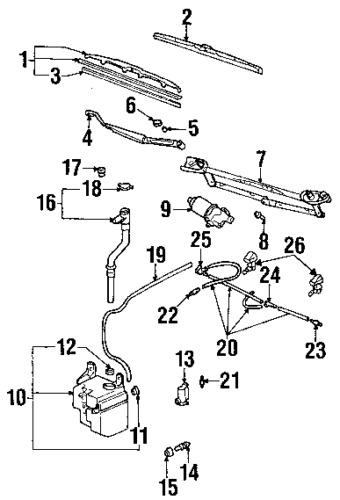 Toyota 8511048070 genuine oem factory original front motor