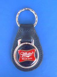 Miller beer auto key chain key ring #0076