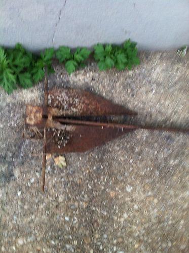 Small boat anchor 15 feet long for lightweight small craft boat