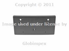 Vw beetle (2001-07) license plate base front oem new + 1 year warranty