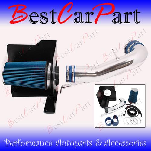 Bcp blue 07-08 yukon xl 1500/2500 5.3/6.0/6.2l v8 heat shield cold air intake