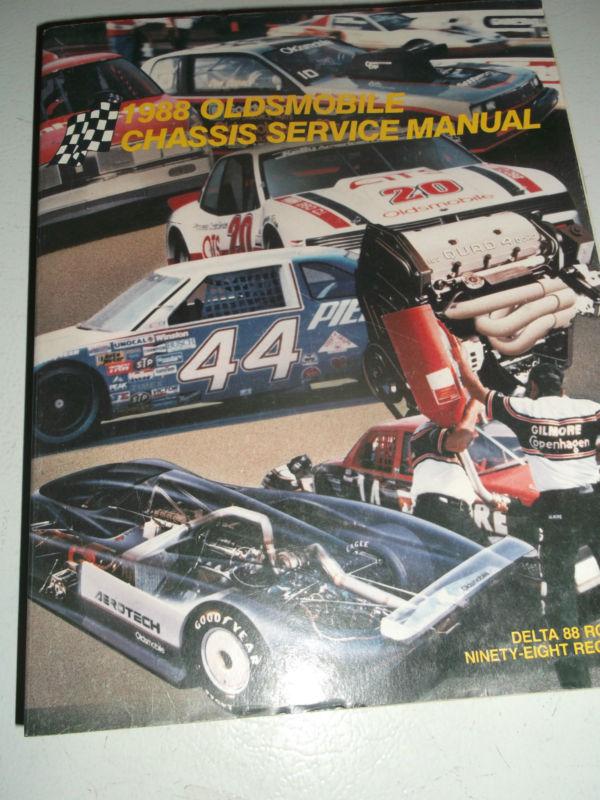 1988 oldsmobile delta 88 royale/ninety eight chassis service manual -original