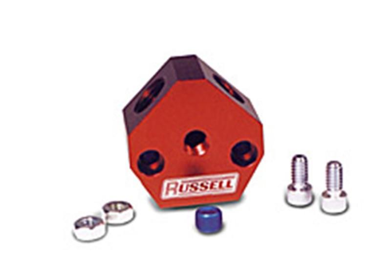 Russell 650370 fuel block; billet y fuel block