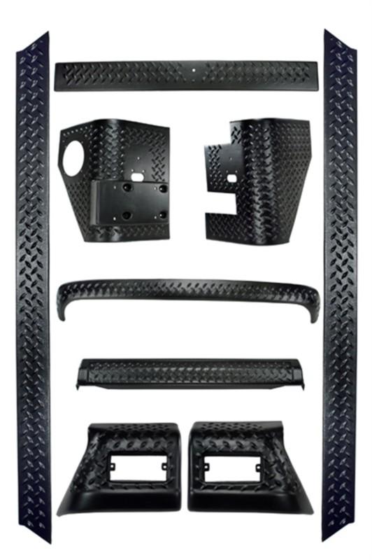 Rugged ridge 11650.50 body armor kit 97-06 tj wrangler