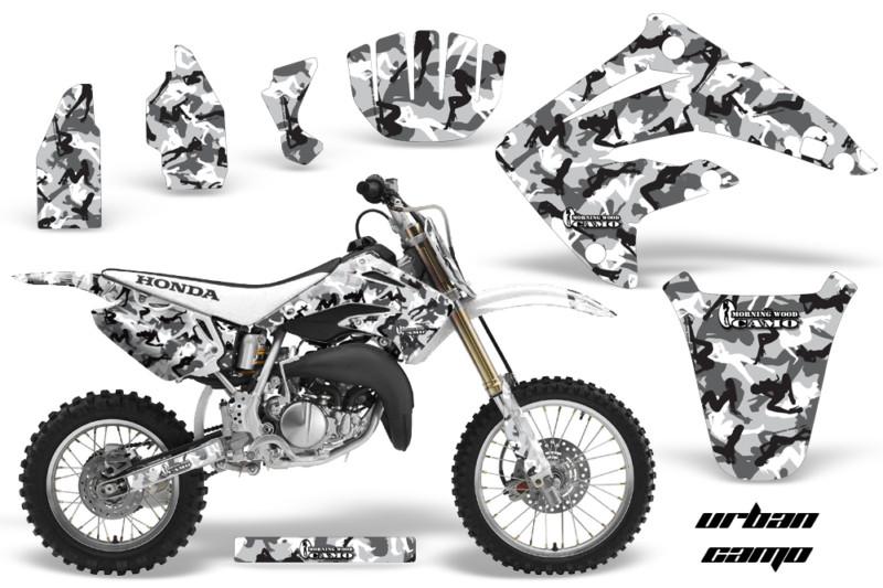Honda cr 85 graphic kit amr racing # plates decal cr85 sticker part 03-07 camo