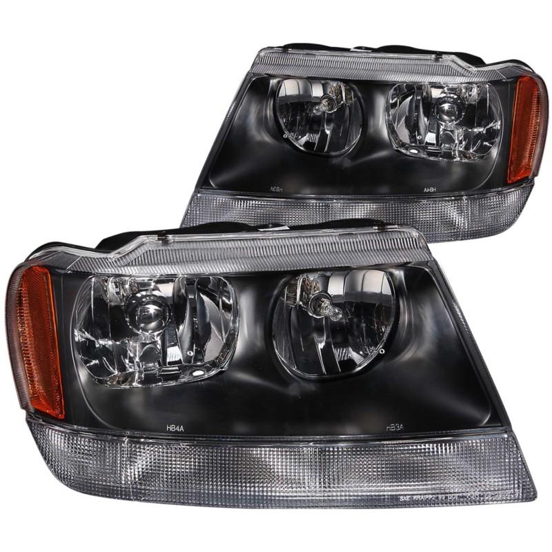 Anzo usa 111042 headlight assembly 99-04 grand cherokee (wj)