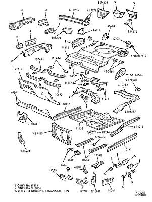 Yf1z17906abcp ford bumper assy - rear