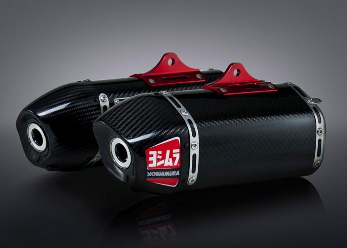 Yoshimura rs-9d dual full system - carbon fiber muffler - cf end cap  225811h220