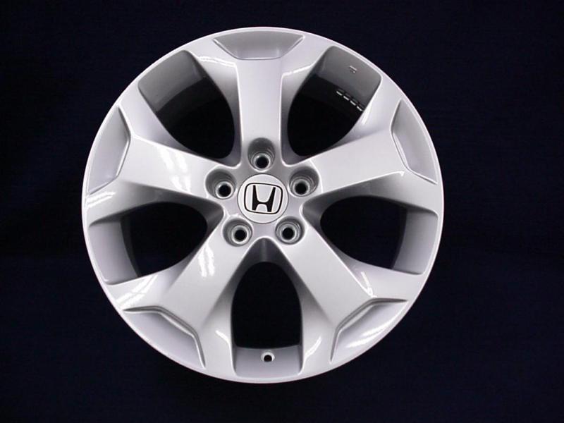 Honda crosstour 10-12 18" 5 spoke silver alloy / aluminum wheels - set of 4 