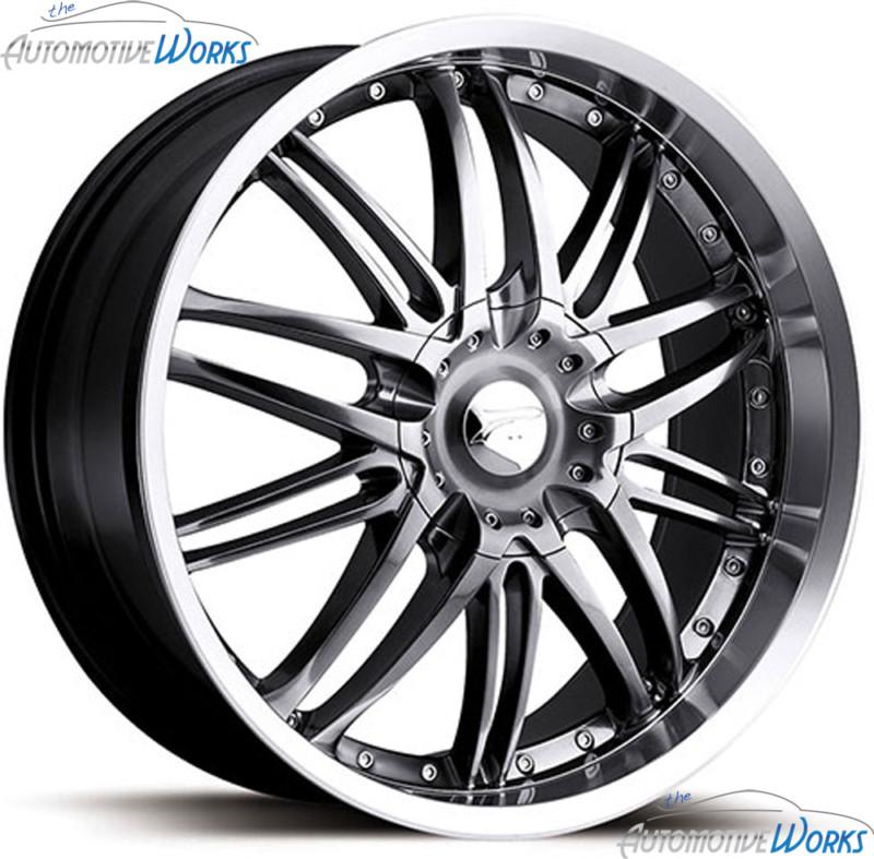 1 - 16x7 platinum 200 apex 4x100 4x114.3 4x4.5 +40mm hyper black wheel rim 16"