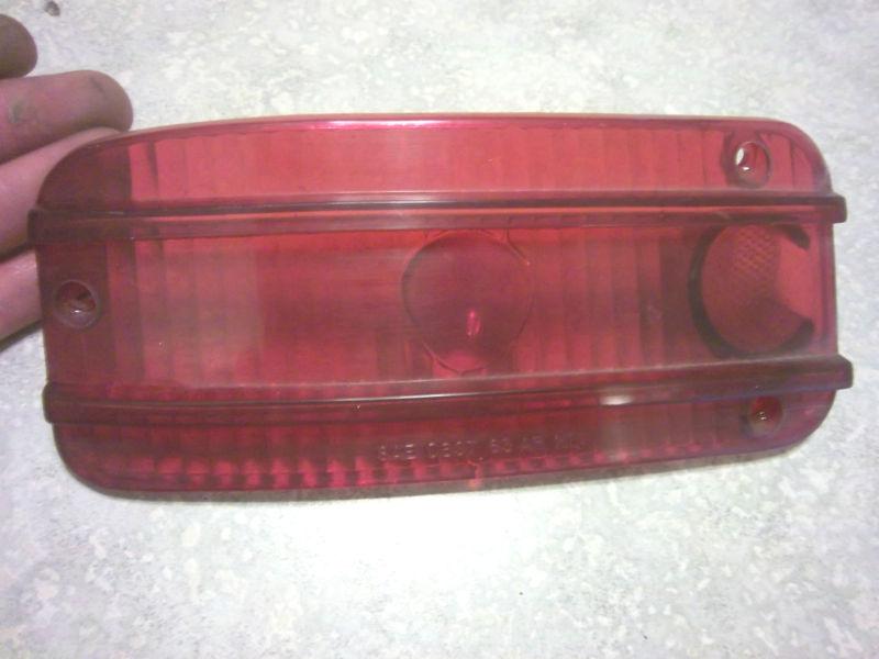 1963 amc rambler classic ambassador tail light lens part # sae dbst 63 ar hl 