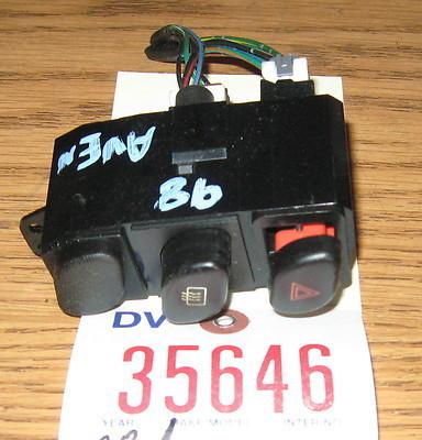 Avenger 98 rear defrost/defog defroster switch hazard 1998