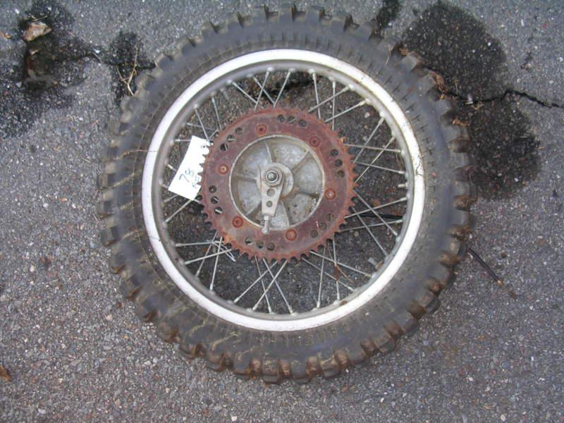 1978 suzuki pe250 rear wheel rim