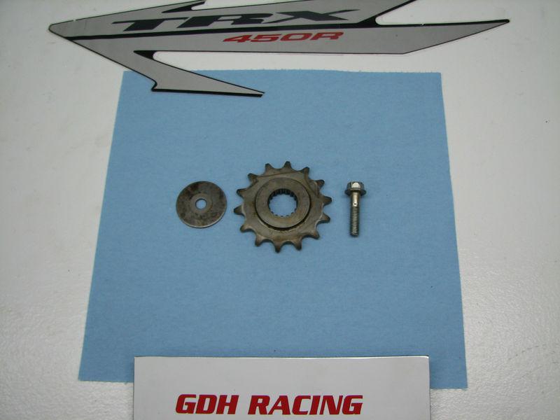 2004 trx 450r stock front sprocket 14th   450 r *