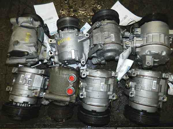 01 02 town & country a/c compressor rear ac 86k oem lkq