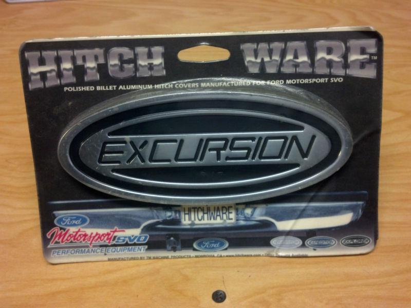 Excursion chrome hitch cover aluminum billet silver new