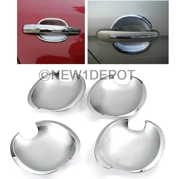 Chrome door handle bowl insert fit for vw 99-04 golf jetta bora mk4 98-05 passat