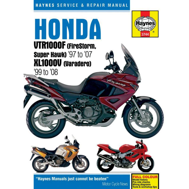 Haynes 3744 repair service manual honda vtr1000f super hawk 1997-2000